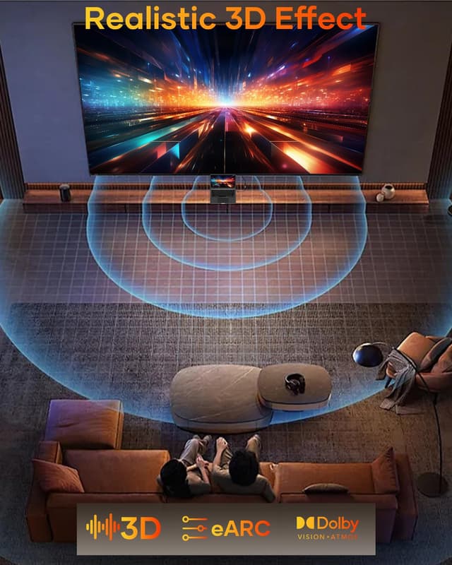 Detalle 2 de layajia Câble d’extension HDMI 2.1 8K (mâle vers femelle) 0,5 m – jusqu’à 8K@60 Hz et 4K@120 Hz