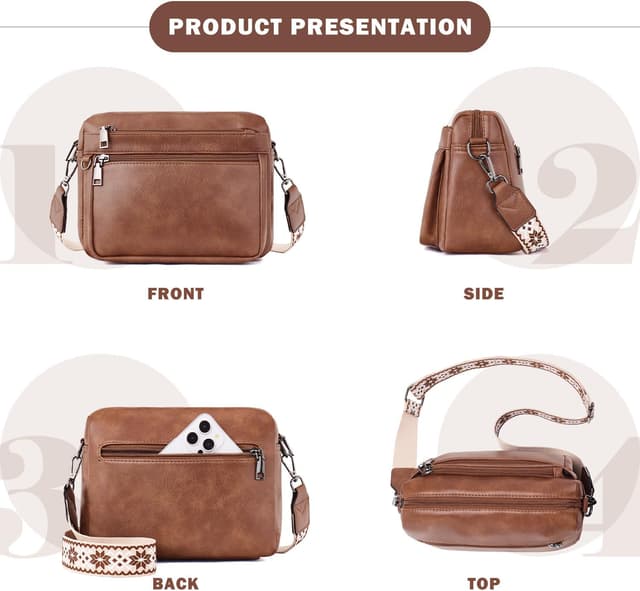 Detalle 2 de MUIIKOLA Umhängetasche für Damen 0,40 kg