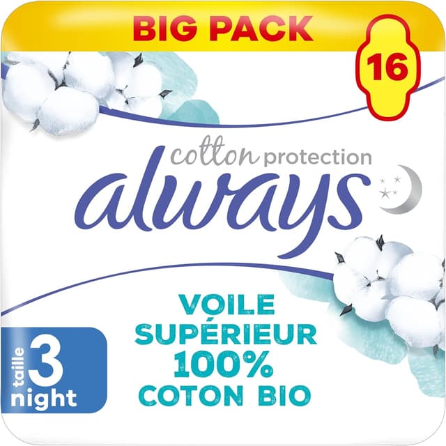 Imagen de Always Cotton Protection Night X16 serviettes en OfertitasTOP