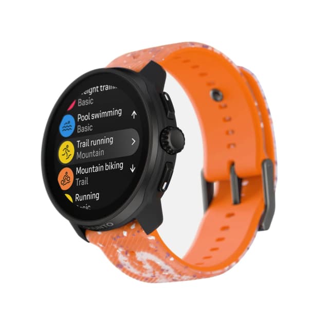 Detalle de Suunto Race S (reacondicionado Grado A) – reloj GPS pequeño con pantalla AMOLED