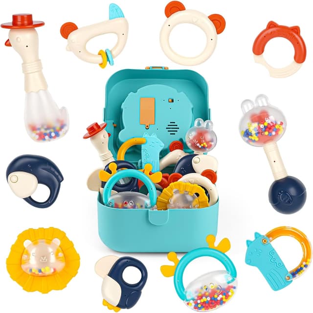 Detalle de Baby Toys 0-6 Months Rattles Sensory Teething Toys