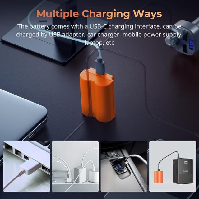 Thumbnail 5 de SMALLRIG NP-W235 2400mAh USB-C battery