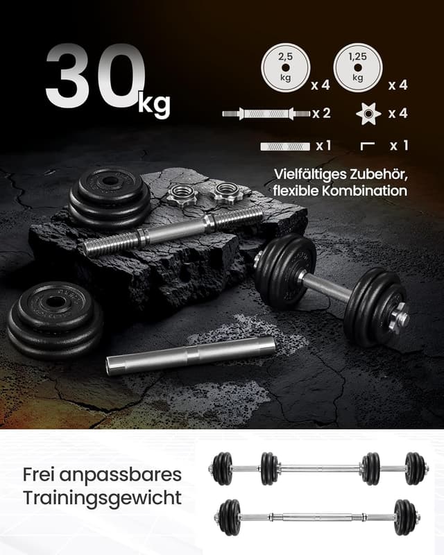 Thumbnail 5 de SONGMICS 2-in-1 Hantelset 30 kg