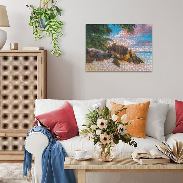 Detalle de Ravensburger Puzzle 1000 pezzi “Le Seychelles” (70 x 50 cm) per adulti +14 anni