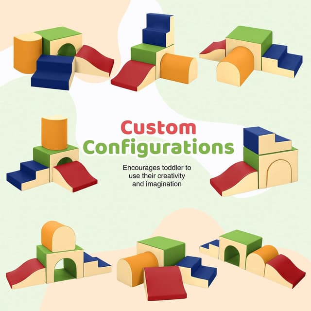 Detalle de GeerWest Parcours motricité bébé 4 pièces