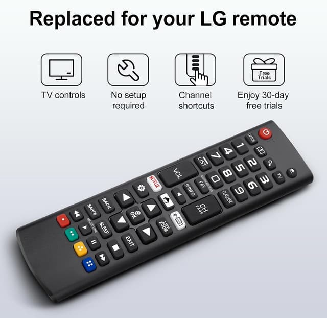 Detalle 2 de LG Smart TV Remote Replacement Pack 2