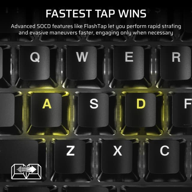 Detalle 1 de Corsair K70 PRO TKL teclado mecánico gaming