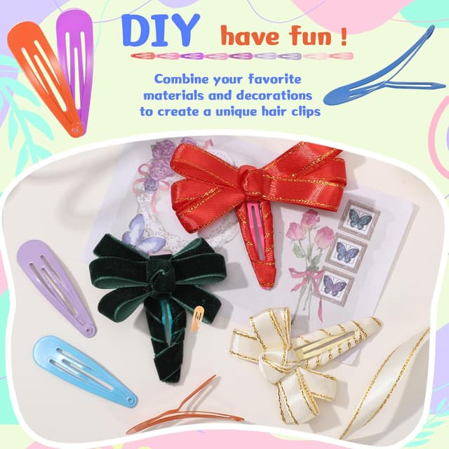 Thumbnail 2 de Obeoby Haarspangen 5,1 cm – 120 Stück 🎀