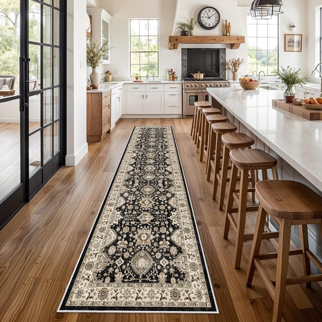 Thumbnail 1 de Washable 3x12 Runner Rug Non Slip Carpet 🏡