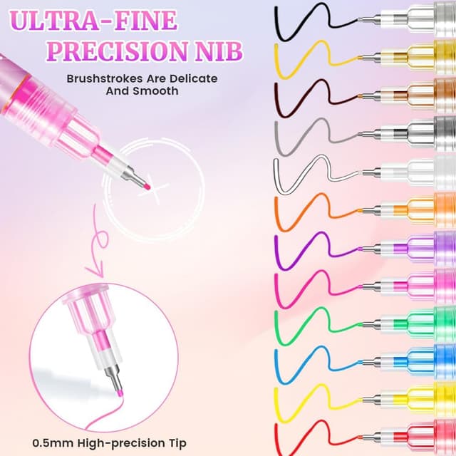 Thumbnail 2 de flintronic Stylos Nail Art 12 couleurs 🎨