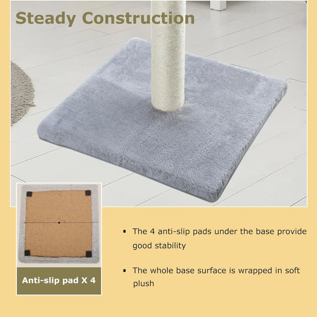 Detalle 1 de Dimaka cat scratching post 86 cm sisal