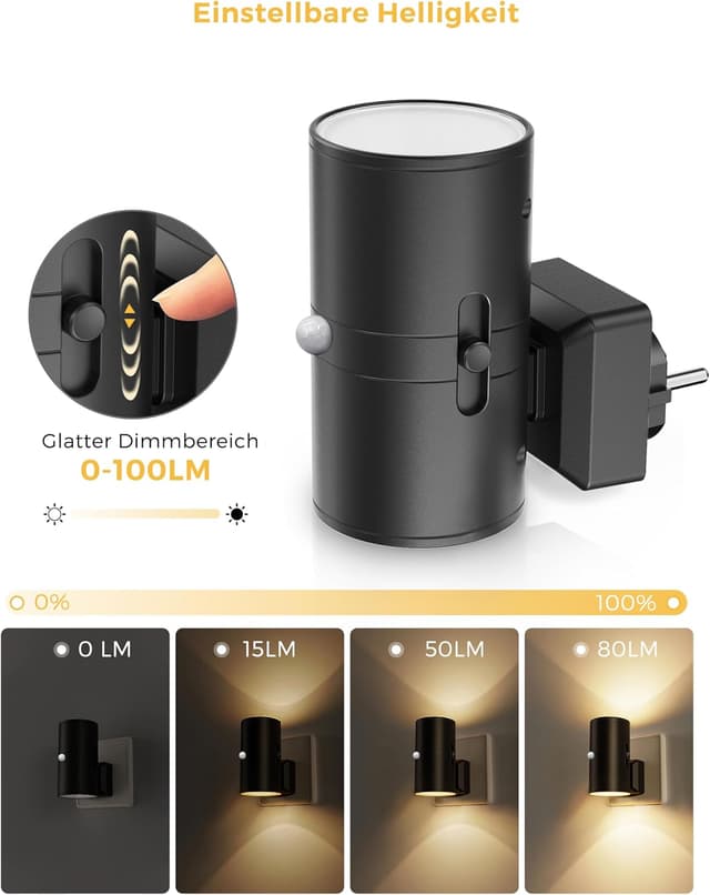 Detalle 2 de LOHAS-LED Nachtlicht 1 Stück mit Bewegungsmelder