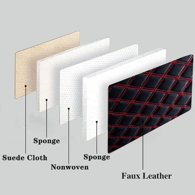 Thumbnail 4 de WANGIRL Sitzbezug Rückbank Schwarz Rot