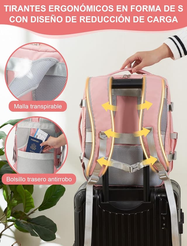 Thumbnail 6 de YOKGO Mochila Viaje Cabina 40x30x20 Expandible 25