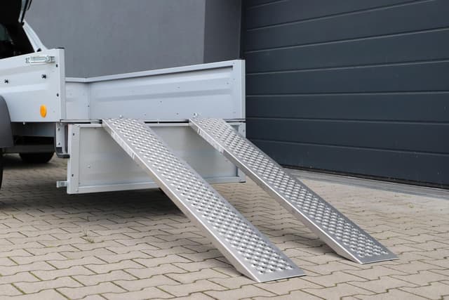 Detalle 2 de Unitec Auffahrrampe Alu für PKW, 150 cm