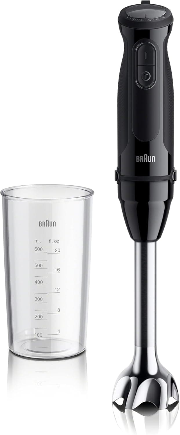 Detalle de Braun MQ50001M Vario Hand Blender (21-Speed) with PowerBell VPlus, TurboBoost & EasyClick System