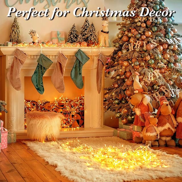 Detalle 2 de cshare Battery Fairy Lights, 5m 50 Warm White LED with Timer (IP65)