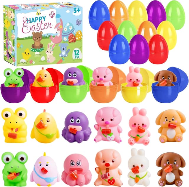 Detalle de Facairzd Ostereier Zugset 12-teilig