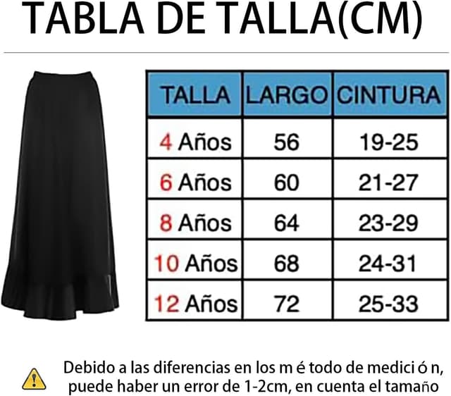 Thumbnail 4 de Falda Flamenca Niña 80% poliéster 20% licra