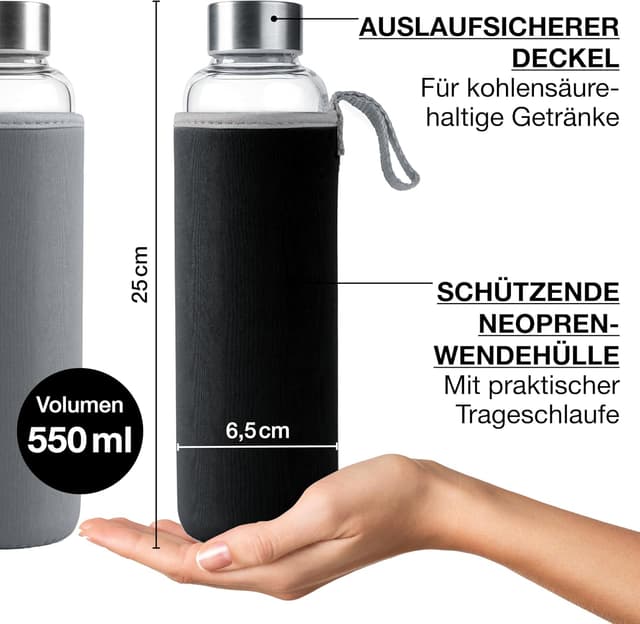 Thumbnail 4 de Moritz & Moritz Borraccia vetro 500 ml