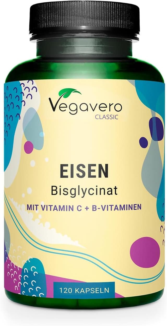 Detalle de Vegavero Eisen Bisglycinat 30 mg Kapseln