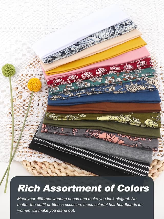 Thumbnail 5 de DRESHOW 6cm wide stretchy headband for gym