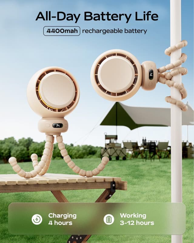 Thumbnail 3 de Bearwind Portable Pram Fan 60° Oscillating