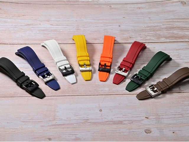 Thumbnail 6 de Anbeer Premium Silikon-Uhrenarmband mit Quick-Release (18/20/22/24 mm)