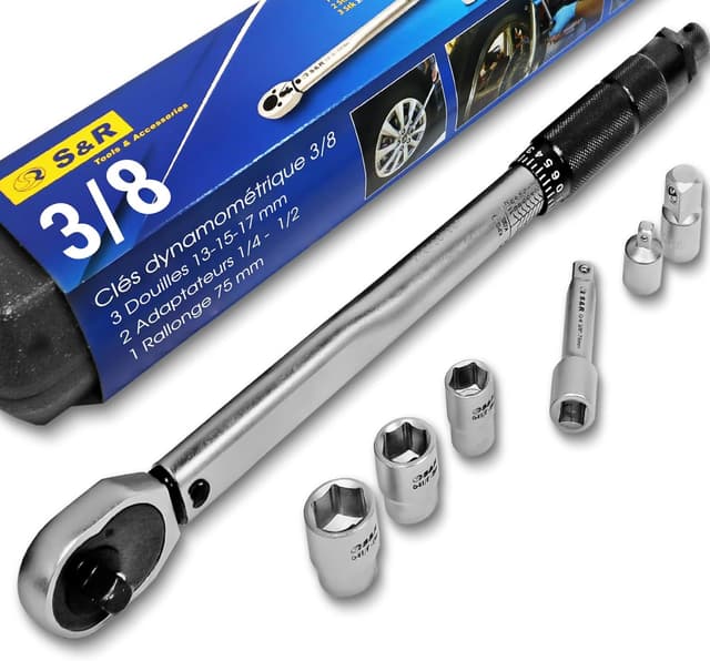 Detalle de S&R Clé dynamométrique 3/8 19-110 Nm