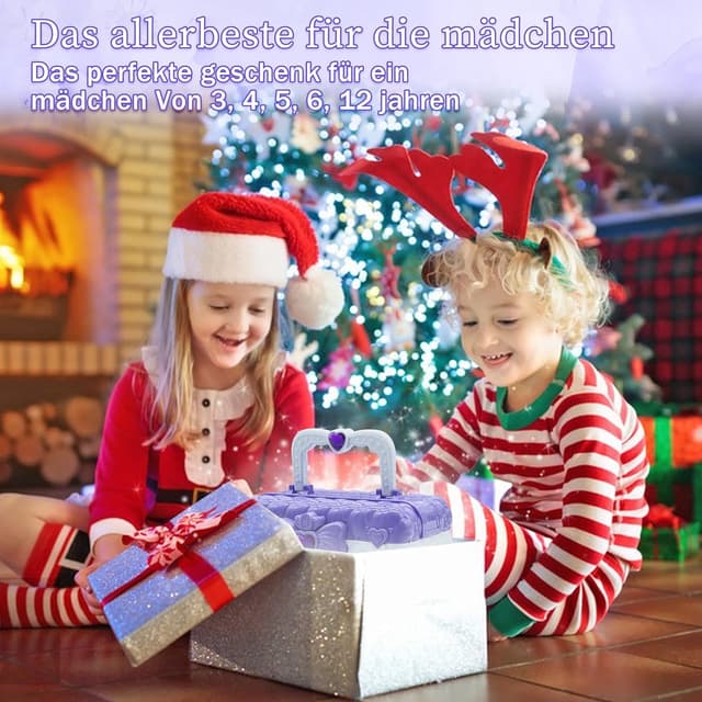 Thumbnail 6 de Set Trucchi Anallergici per Bambini da 57 pezzi in valigetta lavabile (Viola) – per 4-10 anni