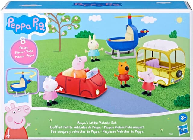 Thumbnail 1 de Peppa Pig – Coffret Petits véhicules : 3 véhicules et 5 figurines articulées