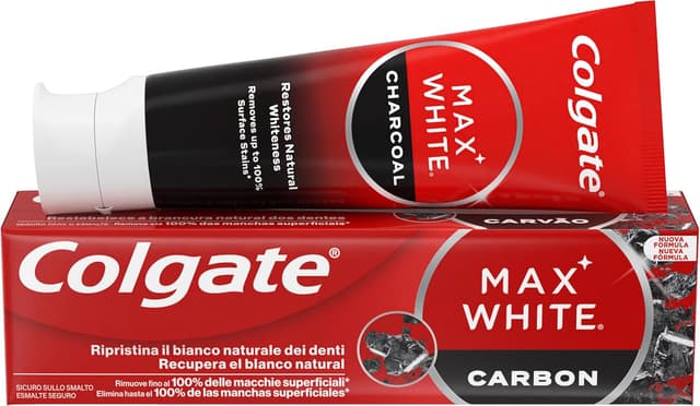 Thumbnail 1 de Colgate Max White Charcoal, pasta dental 75 ml