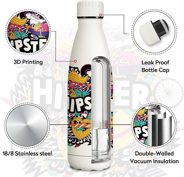 Thumbnail 2 de KollyKolla Botella térmica infantil 500 ml 🚰