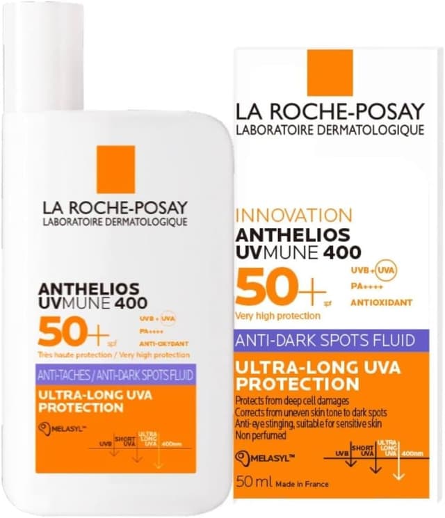 Detalle 2 de La Roche-Posay Anthelios Anti-Dark Spots Fluid SPF50+ Sunscreen