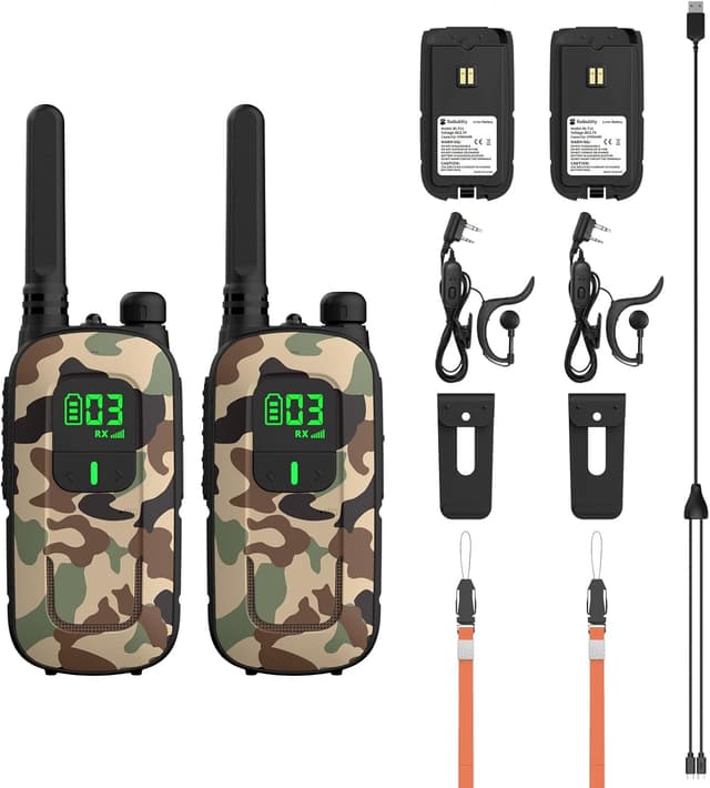 Thumbnail 7 de Radioddity PR-T3 Walkie Talkies 🚸 Divertidos y Recargables para Niños