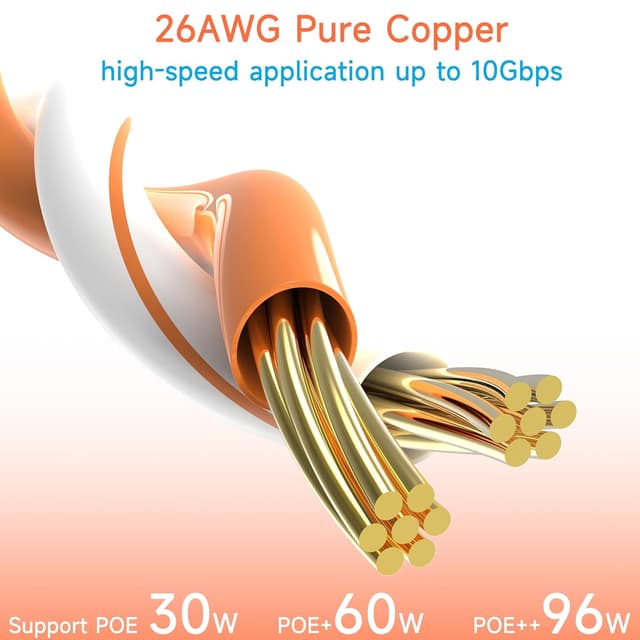 Thumbnail 4 de CAT 6 Ethernet Patch Cable 6 ft 10 Pack