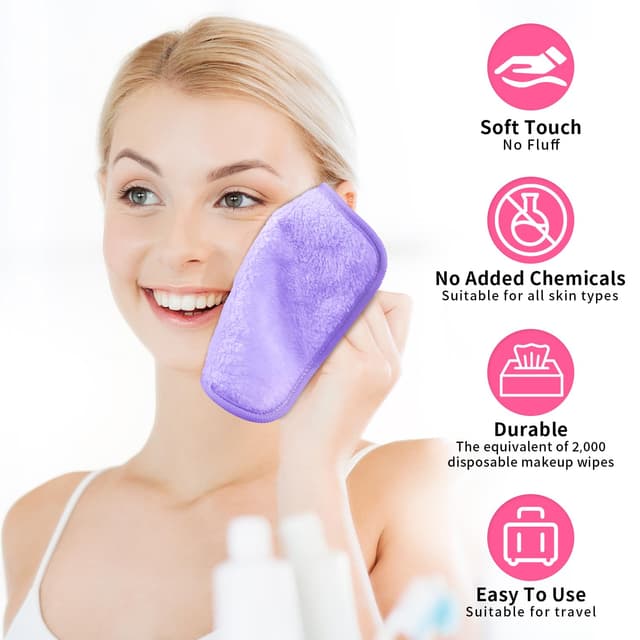 Thumbnail 2 de my novel things 12 Stück Abschminktücher 16,5 x 16,5cm 🧖♀