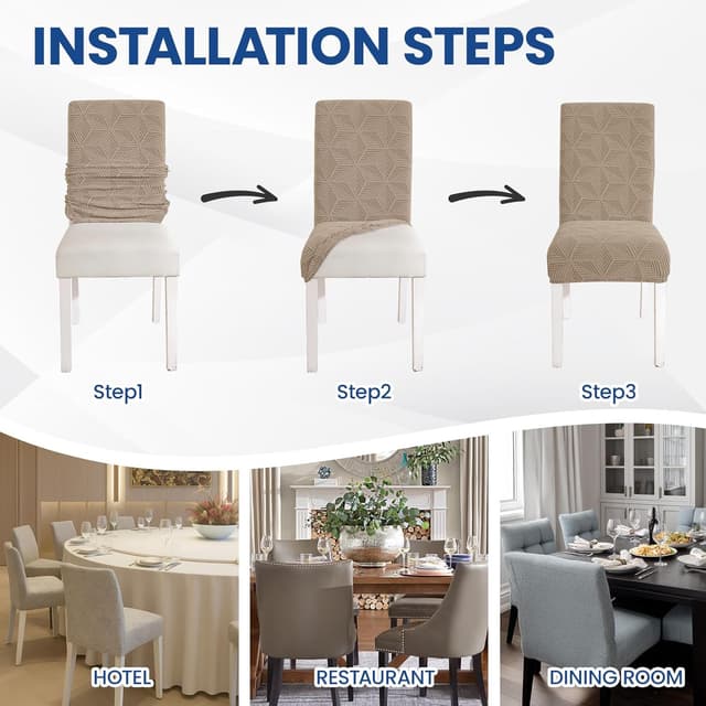 Thumbnail 6 de Ystyle coprisedie elasticizzato 6 pezzi