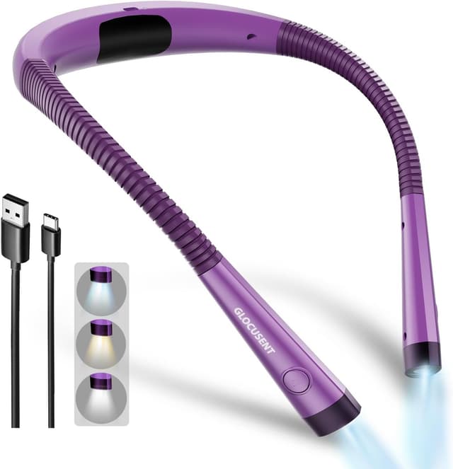 Detalle de Glocusent Leselampe Hals 80 Stunden