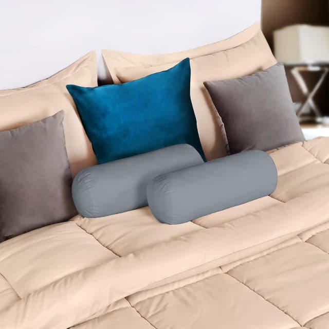 Detalle 1 de Utopia Bedding Almohada Cilíndrica 15x40 cm (2 Unidades) 💤