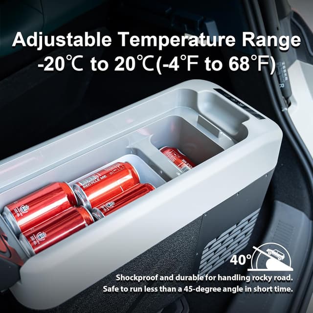 Thumbnail 4 de Alpicool G22 22L car fridge freezer -20°C to 20°C