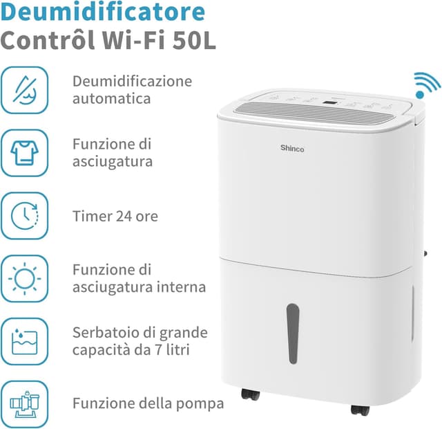 Thumbnail 1 de Shinco Deumidificatore 50L Giorno
