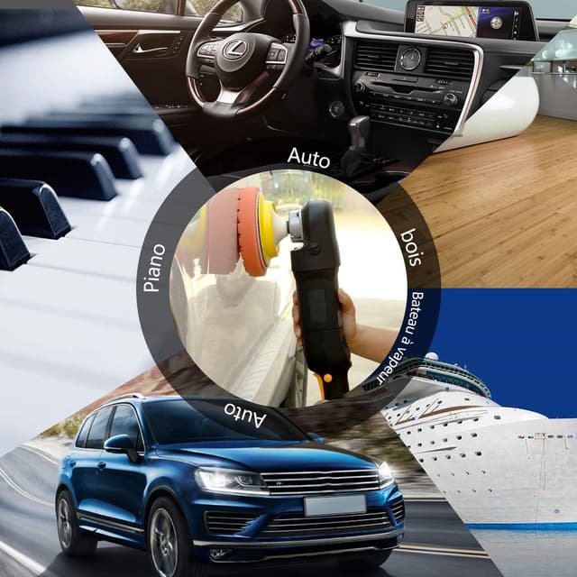 Thumbnail 5 de SPTA 6 inch Hex Logic Polishing Pads 5pcs 🧽