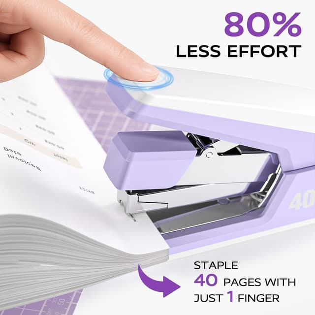 Detalle 2 de Effortless Heavy Duty Desktop Stapler 40 Sheet