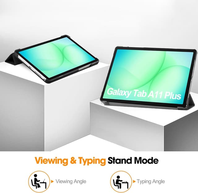 Detalle 2 de Fitudoos Slim Smart Schutzhülle für Samsung Galaxy Tab A11 Plus & A9 Plus 11" – Ultra dünn mit Standfunktion und automatischem Schlaf-/Wachmodus