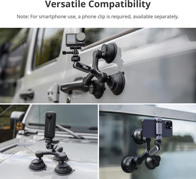 Thumbnail 5 de PGYTECH CapLock Support triple ventouse 360°