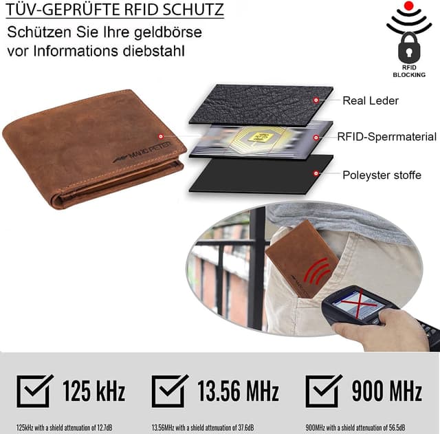 Thumbnail 4 de Marc Peter Oslo Geldbörse 13 Fächer