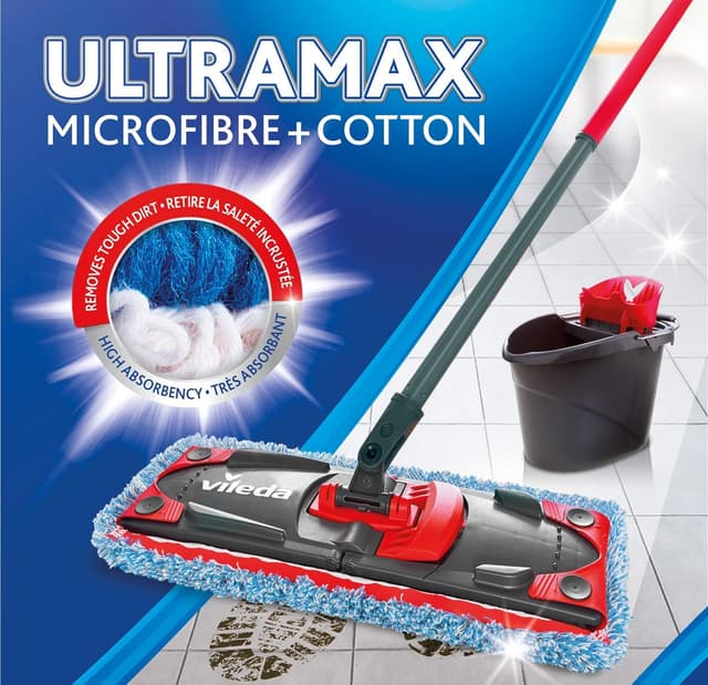 Detalle de Kit balai Vileda Ultramax Micro/Coton 2 en 1