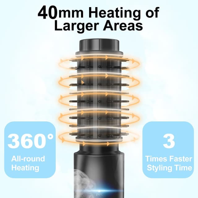 Thumbnail 4 de NeuWee Mini 3โinโ1 Cordless Curling Brush 7000 mAh ๐