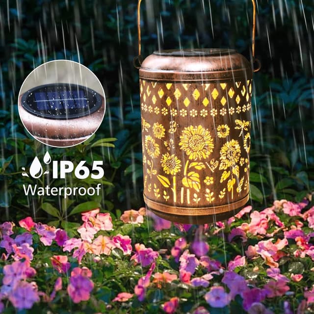 Thumbnail 5 de Sunflower Solar Outdoor Lanterns 8h 🌻